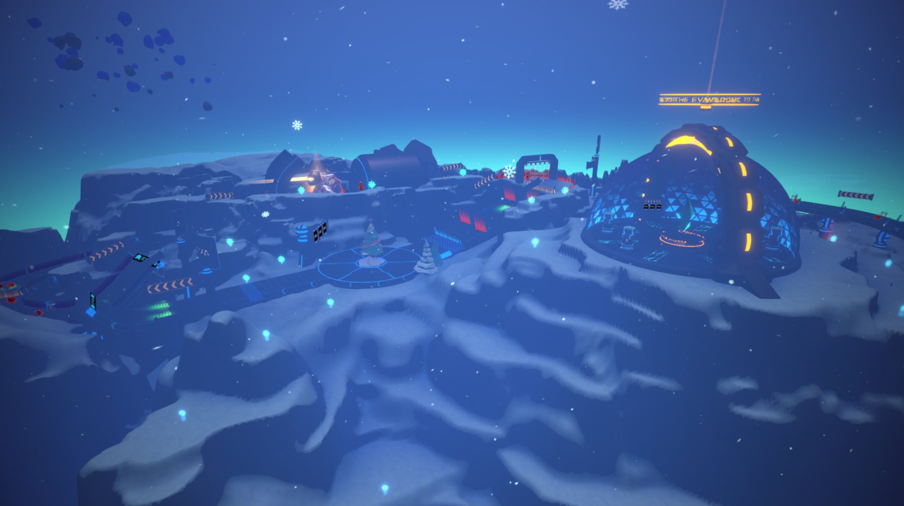 In-game view of the special Wonderland map in the Evaverse metaverse