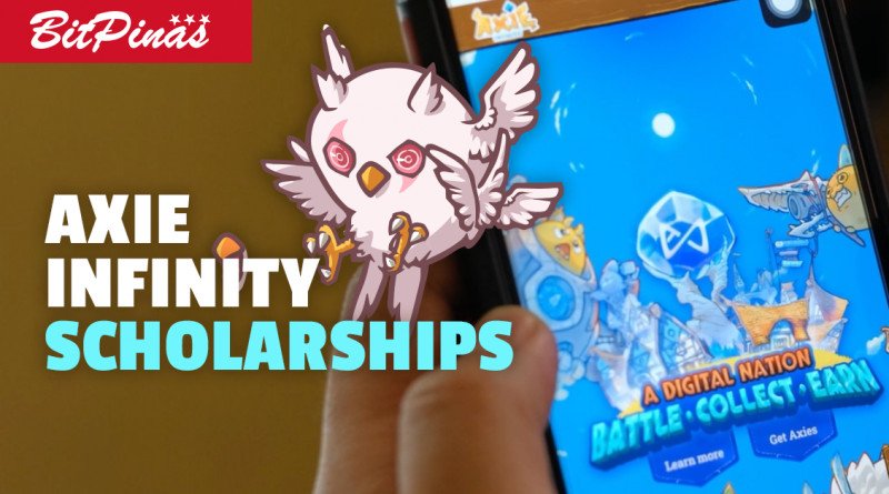 Axie Infinity scholarships banner